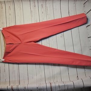 Gucci Coral Tailored Straight‎ Leg Ankle Pants Women's Size 44